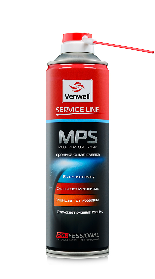 Venwell Проникающая смазка MPS 500 мл (аэрозоль)