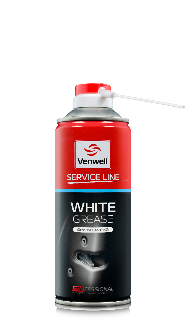Venwell Белая смазка White Grease 400 мл (аэрозоль)